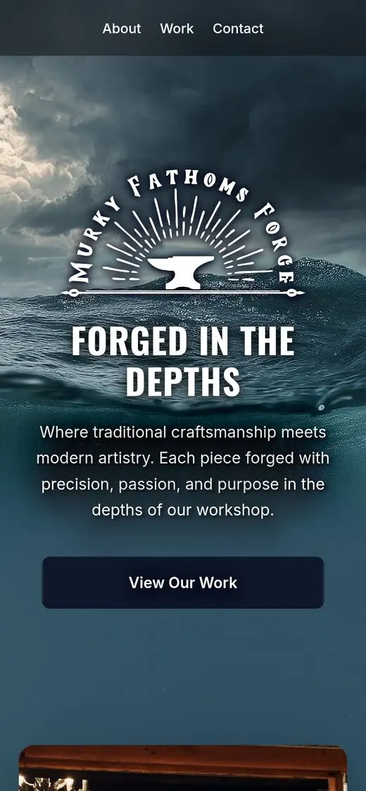 Murky Fathoms Forge on a phone