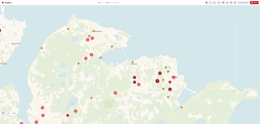 Screenshot of RoadRot.ca