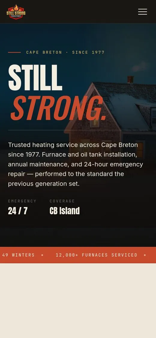 Still Strong Heating on a phone